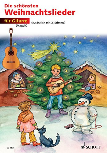 Die schönsten Weihnachtslieder: 1-2 Gitarren