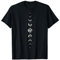 Mondphasen mit Sternen - Mond Totem - Astronomie und Sci-Fi T-Shirt