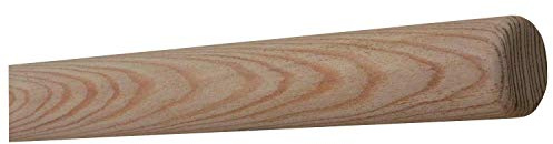 TIBU Lärche unbehandelt Holz Handlauf Geländer 30-500cm Wandhandlauf Wand Treppe, Länge: 2600 mm 260 cm 2,6 m und Enden: Radius gefräst