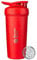 BlenderBottle Strada Shaker Cup Insulated Stainless Steel Water Bottle with Wire Whisk, 24-Ounce, Red