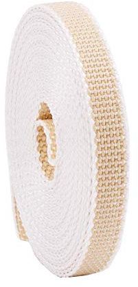 Rollladengurt 14/15 mm in Beige, 6m Made IN Germany, Gurtband für Rolladen und Jalousie, Mini Rolladengurt strapazier- und reißfest, stabiles Rolladenband
