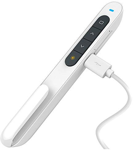 Norwii Presentation Clicker mit Pointer, PowerPoint Clicker, wiederaufladbarer kabelloser Presenter mit Einer Reichweite von 328 Fuß, PowerPoint Presentation Remote 2.4 GHz