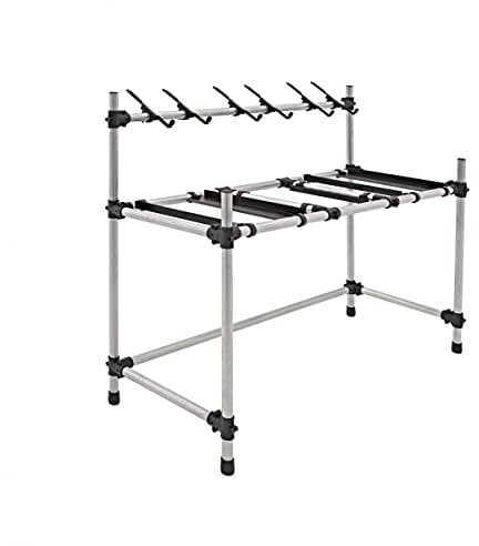 Portable DJ Booth Stand For Turntables & CDJs 121 x 160 x 59cm