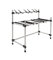 Portable DJ Booth Stand For Turntables & CDJs 121 x 160 x 59cm
