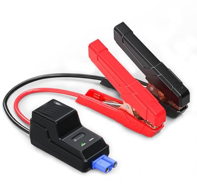 GOOLOO Heavy Duty Car Jump Starter Replacement Cable for GP4000/GP3000 | SuperSafe Jumper Cables for Jump Starting Dead or Weak Batteries - Double Intelligent Booster Terminal with Clamps