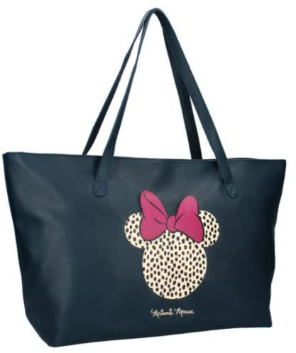 mybagstory - Einkaufstasche - Minnie Maus - Disney - Damen - Jugendliche - Strand - Laufen - Schule - College - Größe 56 cm - Träger