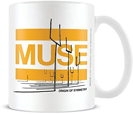Pyramid International MG26782 Tasse in Geschenkbox (Origin of Symmetry Design), Keramik, offizielles Lizenzprodukt, 325 ml, Gelb