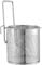 Luxshiny Colino per Pasta in Acciaio Inox, per Scolare Spaghetti Gnocchi con Manico, 17x10x10cm, Insert per Pentola, Fornitura da Cucina