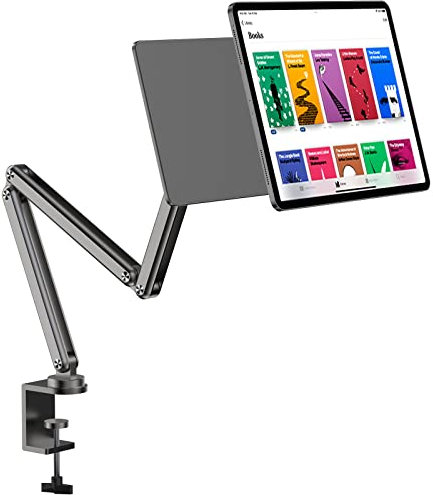 KU XIU Magnetischer Ständer Halterungnur Nur für iPad Pro 12.9/Air 13 M2/M3, Faltbarer Arm Tablet Halterung Holder, Verstellbarer Desktop Stand für iPad Pro 12.9 3rd/4th/5th/6th, Air 13 M2/M3 Nur