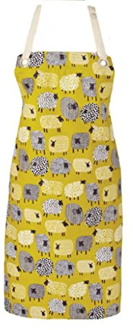 Ulster Weavers Dotty Sheep Yellow PVC Apron