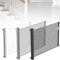 YARDIN Treppenschutzgitter Ausziehbar Türschutzgitter 0-180cm für Babys & Haustiere, Treppengitter Absperrgitter Kinderschutzgitter für Treppen/Türen/Innen- und Außenbereich (87cm Hoch, Grau)