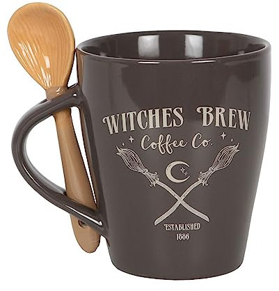 Witches Brew Coffee Co. Tasse de sorcière gothique pour adulte 500 ml Passe au lave-vaisselle et au micro-ondes