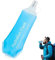 Foldable Soft Flask, 500ml TPU Running Hydration Flask, Outdoor Collapsible Water Bottle for Cycling Hiking Climbing