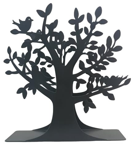 Portatovaglioli da Tavolo, Porta Salviette Cucina, in Metallo Decoro Albero Foglia, Casa Bar Pizzeria (ALBERO 4)