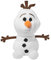 Disney Store Offizieller Olaf Gewichtsmittelgroßes Kuscheltier, Die Eiskönigin, 39 cm, Plüschfigur mit Herausnehmbarem Gewichtsbeutel, Geeignet ab Geburt