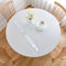 Tischdecke Oval Runde 135cm - Tischunterlage Esstisch Transparent 1mm - Wasserdicht V-Kante Schutztischdecke Durchsichtige Schreibtischunterlage, Biertisch Tischdecke, Transparent_1mm