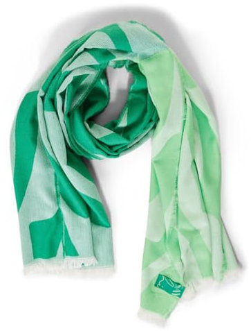 STREET ONE Damen Jacquard Schal, Fresh Spring Green, A