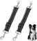 2 Pcs Dog Collar Clips, Adjustable Dog Collar Connector with Reflective Nylon, Collar to Harness Safety Link for Attaching Dog Harness to Collar Safety Clip