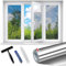 Linarun One Way Window Film Privacy 60x1000 Privacy Film for Glass Windows Mirror Reflective Window Film UV Blackout Heat Control Anti Glare Daytime See Out Not In