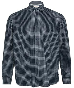 s.Oliver Herren Hemd – Regular Fit, Baumwollstretch, kariert