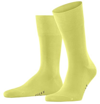 FALKE Tiago M So sostenibili cotone filo di Scozia tinta unita 1 paio, Calzini Uomo, Giallo Ananas 1323, 43-44