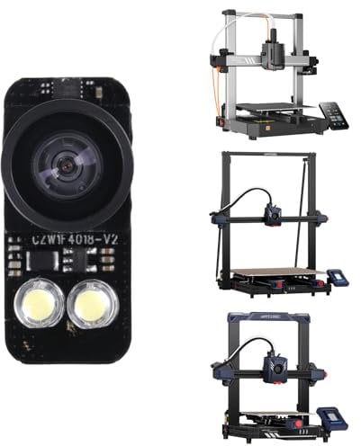 ANYCUBIC 3D Printer Camera for Kobra 3, Kobra 2 Pro, Kobra 2 Plus and Kobra 2 Max, Remote Monitoring Accessory, 1920 * 1080, 2 Step Easy to Assemble