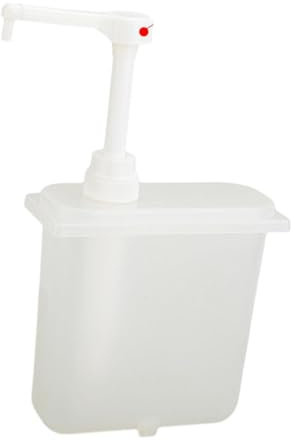 FLCPJGV Ketchup Syrup Pump Coffee Syrup Dispenser Sauce Pump Condiment Pump Dispenser for Home, 2L