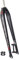 BSFHQS Fourches Rigides VTT 26 27,5 29 Universelle Fourche De Vélo en Alliage D'aluminium Ultralégère Tube Droit 1-1/8 Fourche Avant De Frein À Disque 9x100mm Libération Rapide(Gray Label,29in)