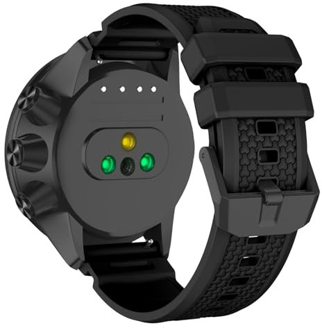 ISABAKE 24mm Watch Strap for Ticwatch Pro 5/Pro 5 Enduro/Atlas/iTouch Air 3, Silicone Quick Release Band for Garmin Venu X1