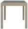 AltoBuy Arius - Table de Jardin Extensible 80x80/160 en Aluminium Beige et Plateau en Verre trempé