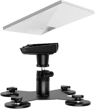 GEEKERA 2026 Magnet-Halterung für Starlink Mini: 360° Kugelgelenk & Vier starke, gummi-ummantelte Magnete für Lackschutz – Schnellmontage für Auto, Wohnmobil & Boot