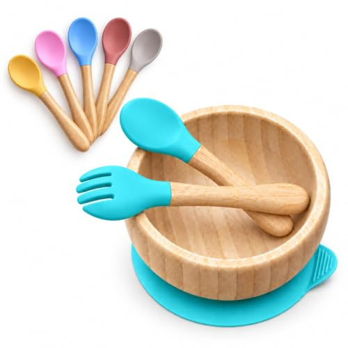 Bol et couverts personnalisés au prénom de l'enfant - Cadeau Noel - Cadeau Anniversaire -Diversification alimentaire - Idée Cadeau Originale