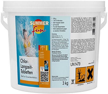 Summer Fun Chlor-Langzeit Tabletten 200 g 3 kg