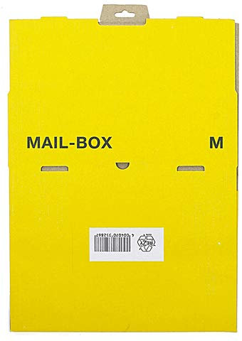 Mail-Box M, gelb, 331x241x104 mm Versandkarton Postversandkarton 20 Stück