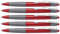 Schneider Loox Druck-Kugelschreiber (5 Stück rot)