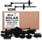 Birdgo Solar Panel Roof Mesh Fixing Clips - No Drill Installation of Bird Proofing Mesh to Stop Pigeon Bird Access (Nylon, Pack of 60)