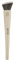 Brocha Maquillaje Flat Top Kabuki Natural Fiber Beige