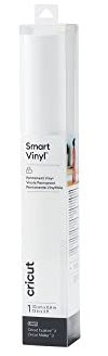 Cricut Smart Vinyl Permanent | 1 sheet | 33cm x 0.9m | White