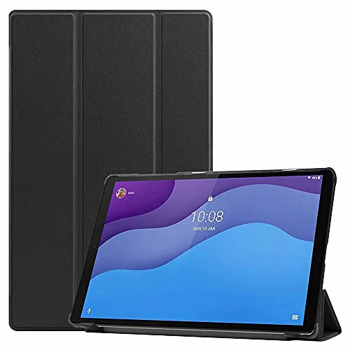 TenDll Custodia Cover per Samsung Galaxy Tab S7 Fe, Ultrasottile Custodia in Pelle PU, Leggera Folio Custodia per Samsung Galaxy Tab S7 Fe Custodia Tavoletta -Nero