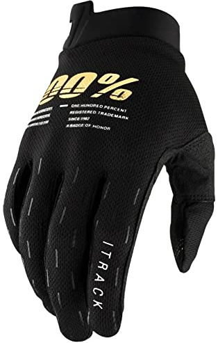 100% Kids MTB-Handschuhe iTrack Schwarz Gr. XL