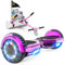 GeekMe Hoverboards con sedile, Hoverboards Hoverkart,Hoverboards Go-Kart con altoparlante Bluetooth, luci a LED, regalo per bambini e adolescenti adulti