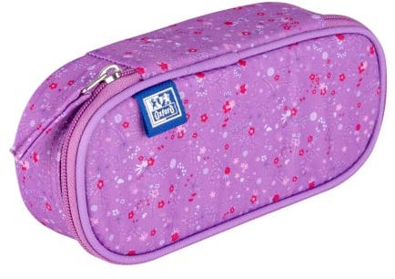 Oxford Floral Federmäppchen, große Kapazität, Violett