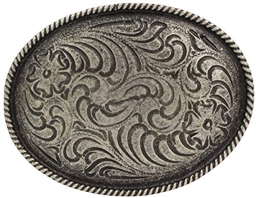BELTINGER Gürtelschnalle Flowers 4,0 cm | Buckle Wechselschließe Gürtelschließe 40mm Massiv | Wechselgürtel bis 4cm
