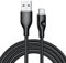 VOLTME USB C Ladekabel, 60W USB A zu USB C 1,80m, Typ C Kabel Schnellladung USB 2.0 für Ladegerät 3A MacBook Pro 2020, iPad Pro 2021, iPad Air 5, Galaxy S21, Pixel, Switch, MateBook X Pro, Schwarz