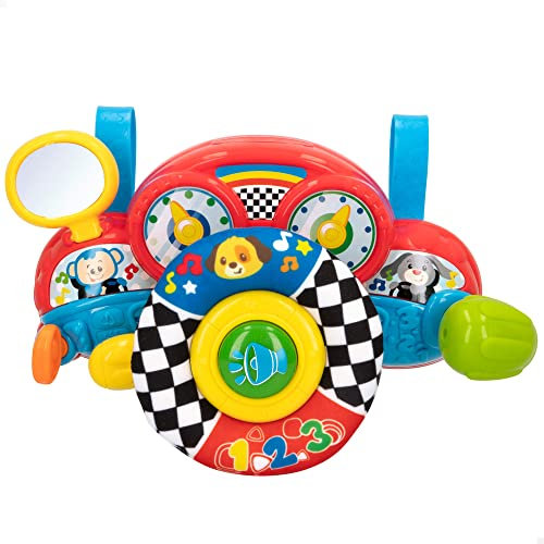 winfun 46879 Juguete Volante bebé con luz y Sonido, Multicolor, Paquete de 1