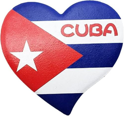 Kühlschrankmagnete, Kuba-Kühlschrankmagnet, Souvenir, Geschenk, Zuhause, Küche, Dekoration, magnetische Aufkleber-Sammlung (Color : Cuba, Size : 7x6.8 cm)