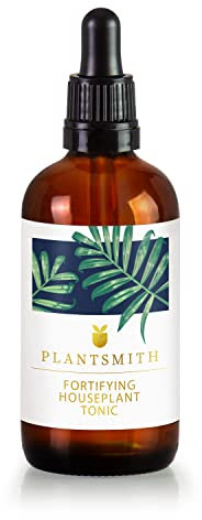 Plantsmith Fortifying Houseplant Tonic, Premium Feed for Indoor Plants, Concentrated Food with Vital Nutrients & Vitamins for Healthy Growth & Green Leaves – 100ml Bottle