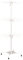 BestAlice Jewelry Rack, 3 Tier Rotating Jewelry Display Holder, Necklace Holder Rack Fashion Counter Jewelry Tree Stand, Adjustable Metal Jewelry Holder, White