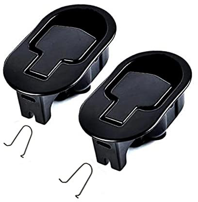 Fromann Manija de liberación reclinable con Hebilla, Piezas de Repuesto, Mango fiable para Silla, sofá, manija de liberación Solo 2 Piezas