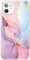 luolnh Gold Glitter Sparkle Case Compatible with iPhone 12 and iPhone 12 Pro 6.1 Inch Marble Design Shockproof Soft Silicone TPU Bumper Cover Skin Phone Case(Purple&Pink)